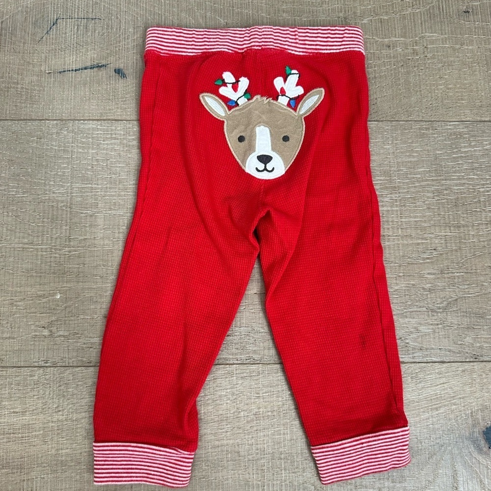 Carter's Red Striped Kids Leggings - Picture 3 of 6